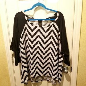 Beautiful Cato Top with Zip Up Back